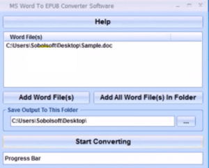 MS Word a EPUB Convertidor-min